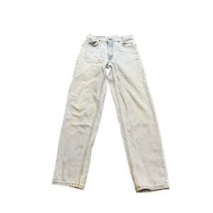 Vintage Levis 550 Jeans Womens 28x30 Blue Light Wash Relaxed Fit Student